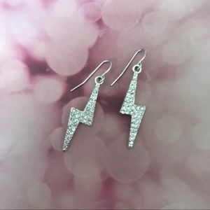 ❣️6/$20❣️ Jeweled Lightning Bolt Earrings